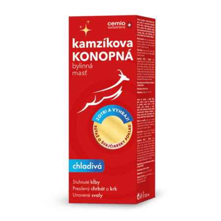 CEMIO Kamzíkova konopná masť chladivá + súťaž 200 ml 1