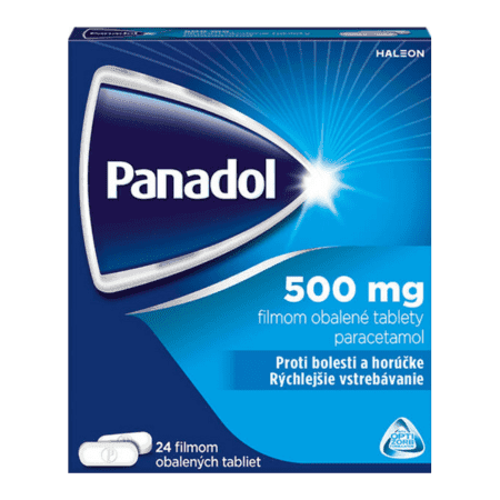 PANADOL 500 mg proti bolesti a horúčke 24 tabliet 1