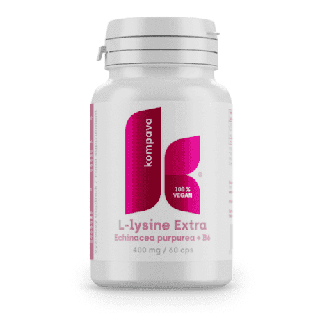 KOMPAVA L-lyzín extra 400 mg 60 kapsúl