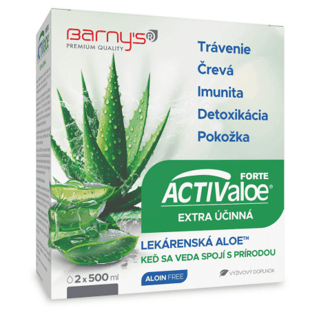 BARNY´S Activ aloe forte 2 x 500 ml