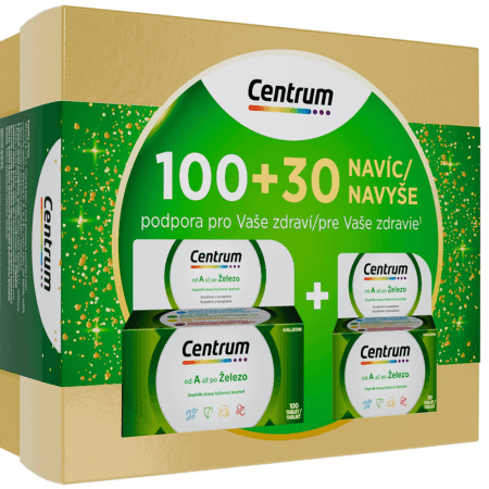 CENTRUM Od A až po železo darčekové balenie 100 + 30 tabliet navyše