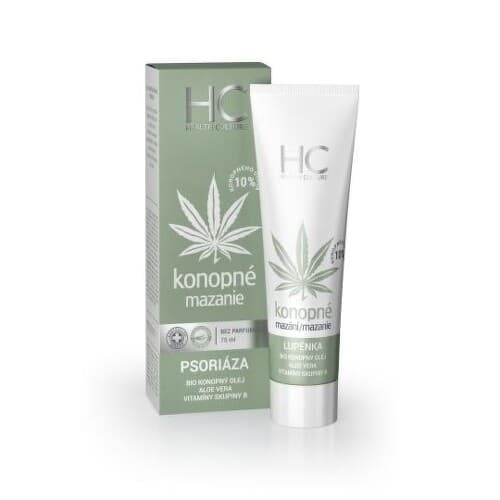 HEALTH CULTURE Konopné mazanie psoriáza 75 ml 1