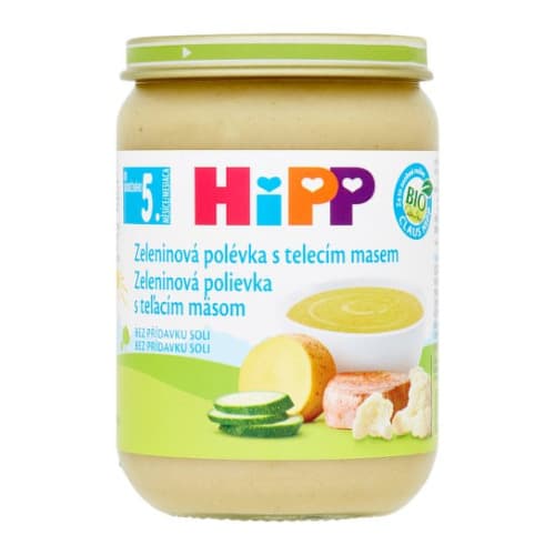 HiPP Polievka BIO zeleninová s teľacím mäsom 190 g 1