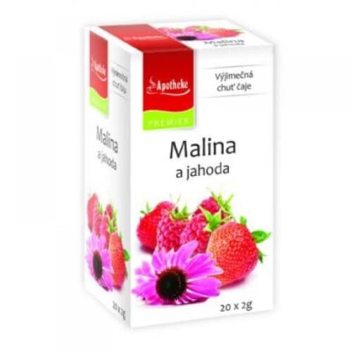 APOTHEKE Premier selection čaj malina a jahoda 20 x 2 g 1
