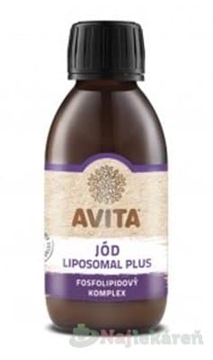 AVITA JÓD LIPOSOMAL PLUS fosfolipidový komplex 1x200 ml
