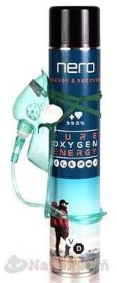 Nero PURE OXYGEN ENERGY inhalačný kyslík (objem kyslíka 14 l) 750 ml 1