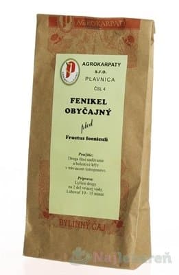Agrokarpaty FENIKEL OBYČAJNY plod bylinný čaj 30 g