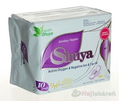 Shuya Ultratenké hygienické vložky Denné s krídelkami, Active Oxygen&Negative lon&Far-IR, 10ks 1