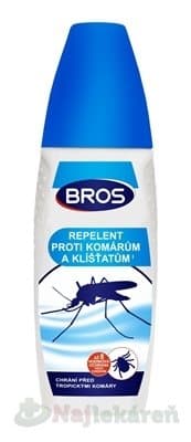 Bros repelent proti komárom a kliešťom 100 ml 1