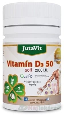JutaVit Koenzým Q10 + Vitamín E 66 cps 1