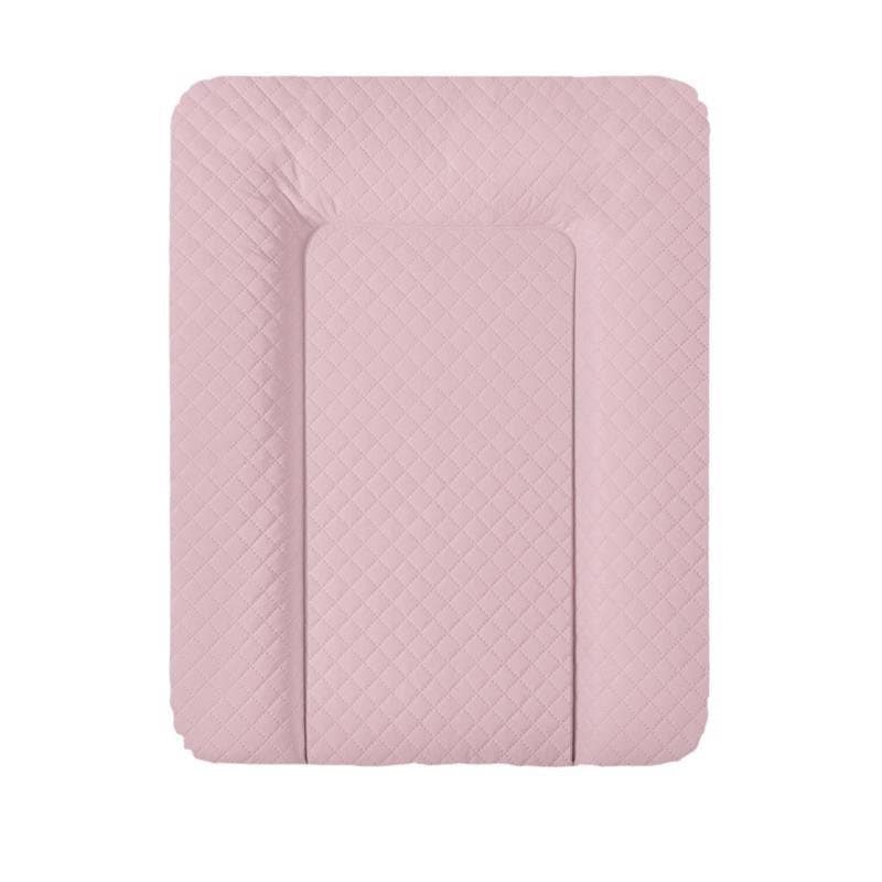 CEBA Podložka prebaľovacia na komodu mäkká 70 x 50 cm CARO Pink Ceba 1