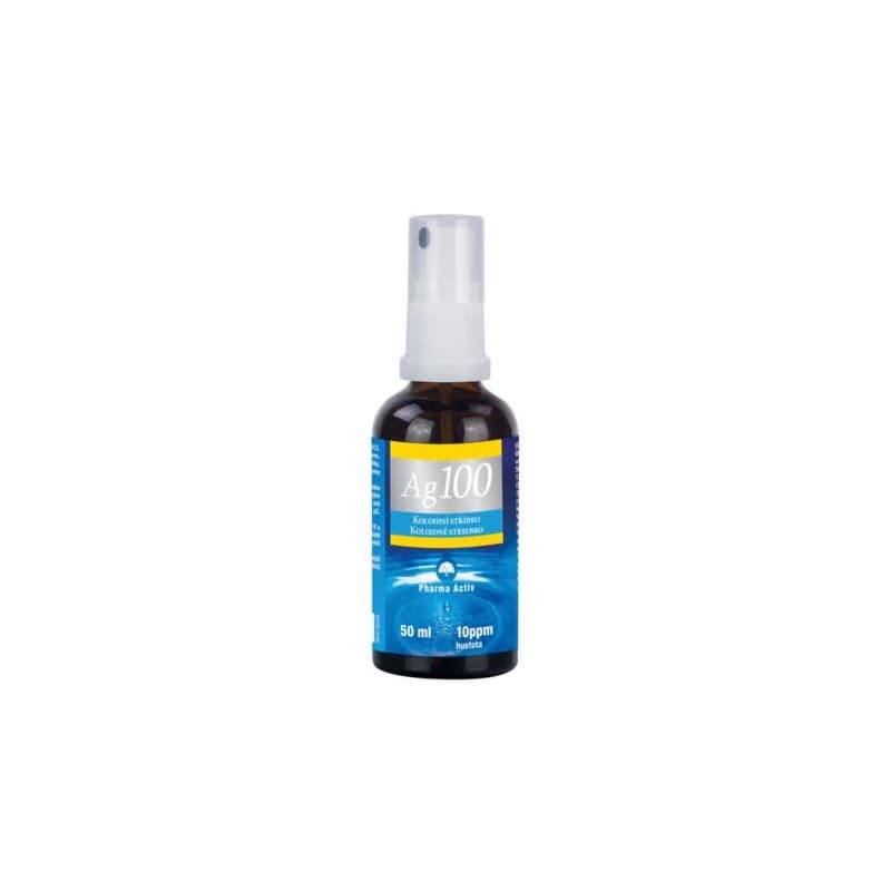 PHARMA ACTIV Koloidné striebro Ag100 sprej hustota 50ppm inov.2026 50 ml
