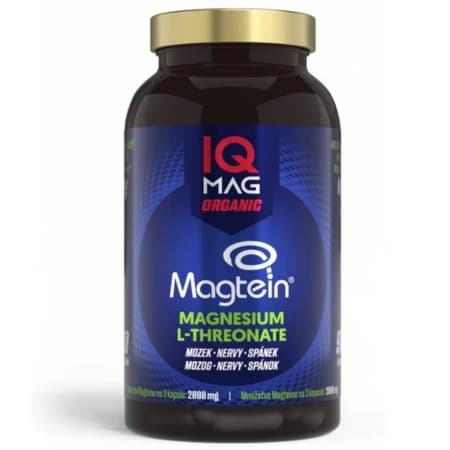 IQ MAG Organic magtein magnesium l-threonate 90 kapsúl