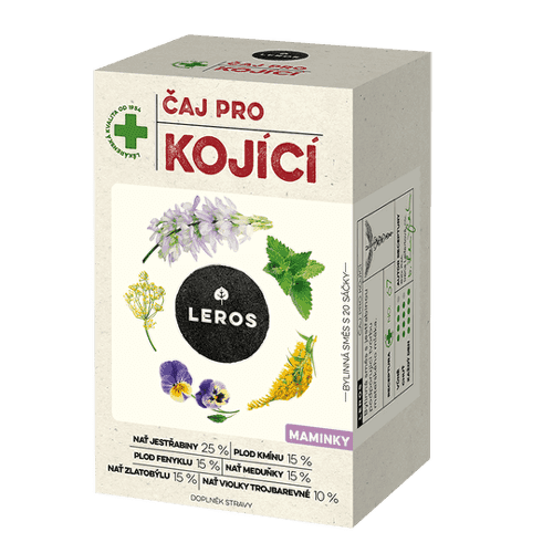 LEROS Čaj pre dojčiace mamičky 20 x 1,5 g