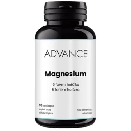 ADVANCE Magnesium 6 foriem horčíka 90 kapsúl