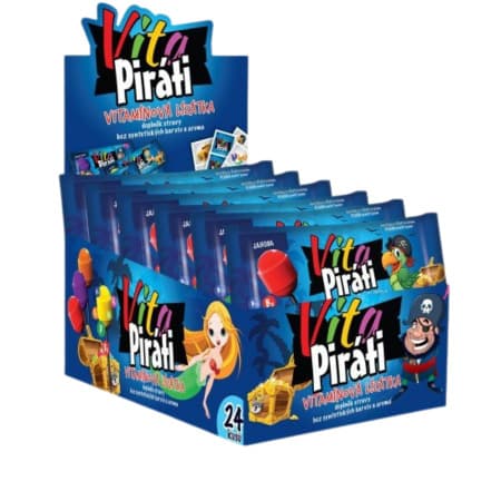 Biotter VitaPiráti vitamínové lízanky mix príchutí 24 ks