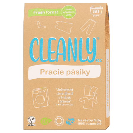 CLEANLY ECO Pracie pásiky fresh forest 50 ks