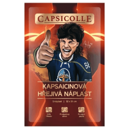 CAPSICOLLE Kapsaicínová hrejivá náplasť 12 x 18 cm 1 kus