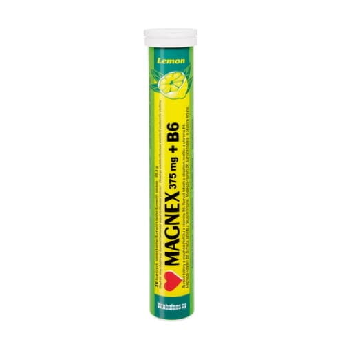 VITABALANS Magnex 375 mg + B6 effervescent 20 šumivých tabliet