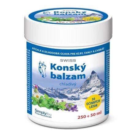 SWISS Konský balzam chladivý 250 + 50 ml ZADARMO