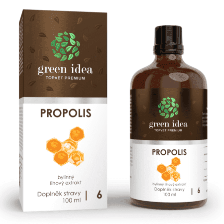GREEN IDEA Propolis tinktúra bylinný liehový extrakt kvapky 50 ml