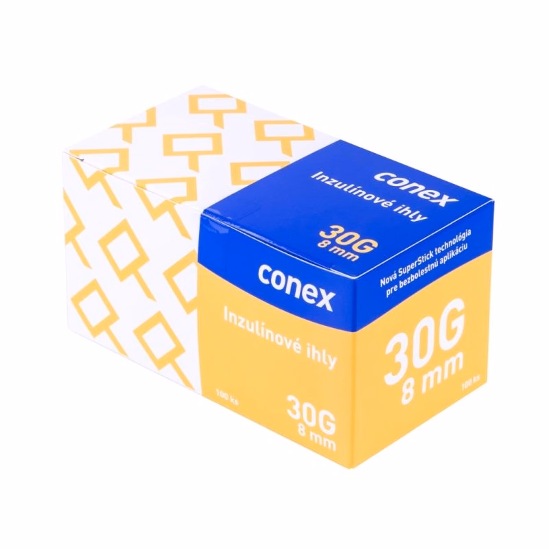 Conex inzulínové ihly 30G 8 mm 100 ks