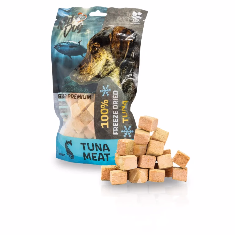 KD SUPER PREMIUM 100% tuniak kocky mäsa sušené mrazom 50 g