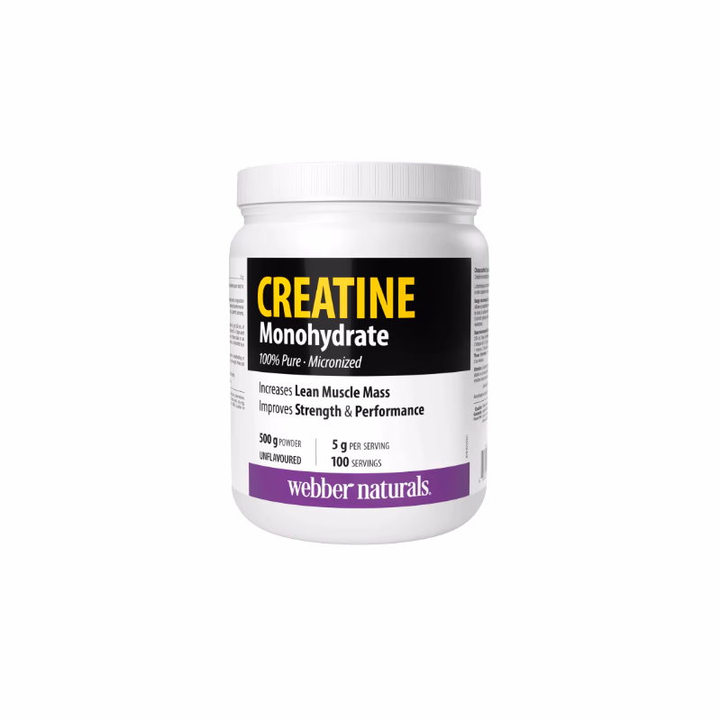 Webber Naturals Kreatín monohydrát prášok 500 g