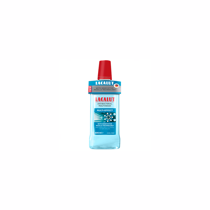 Lacalut Multieffect micelárna ústna voda 500 ml