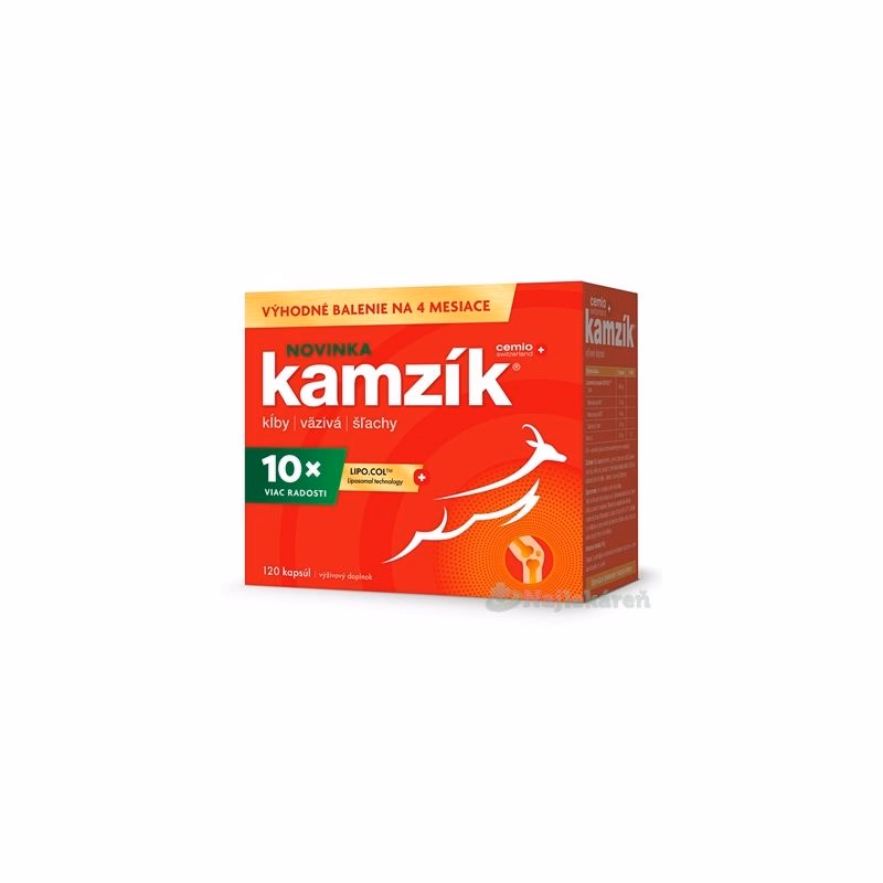 CEMIO Kamzík novinka lipozomálna technológia 120 kapsúl