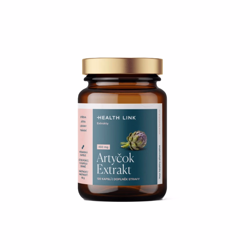 Health Link Artyčok Extrakt 450mg 120 kapsúl