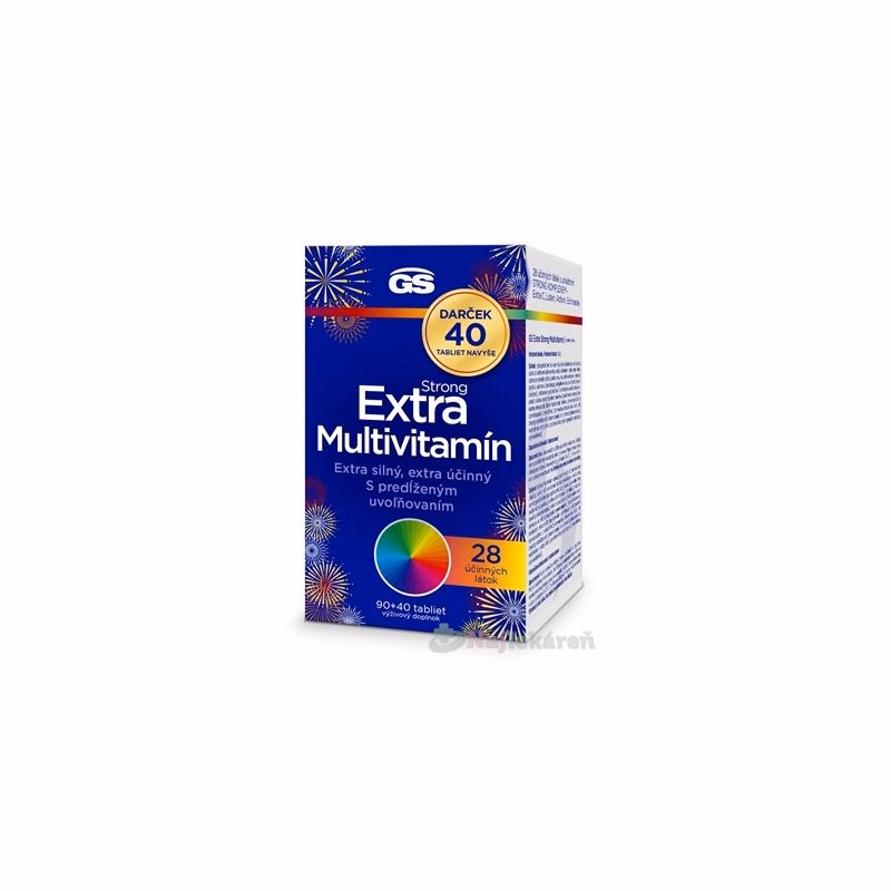 GS Extra strong multivitamín 90 + 40 tabliet