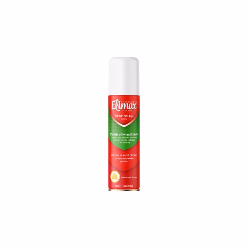 ELIMAX Sprej na textil a nábytok proti všiam na ošetrenie povrchov 150 ml