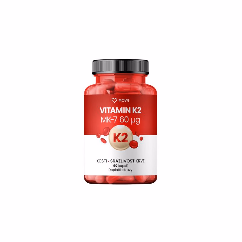 MOVit Vitamín K2 MK-7 60 µg 90 kapsúl